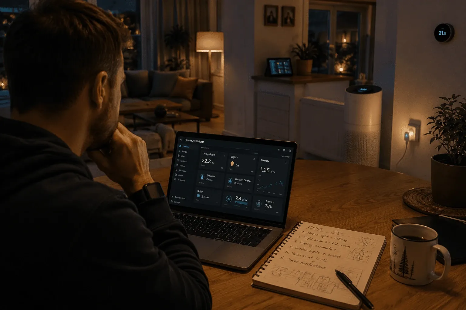 Home Assistant dashboard becoming the center of an increasingly connected home